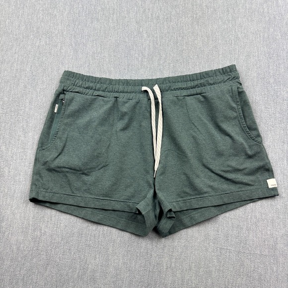 Vuori Pants - Vuori Shorts Womens Medium Green Stretch Halo Performance Short Athletic Soft